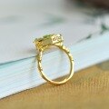 wholesale 925 Silver New Chinese Style Antique Openable Index Finger Ring with Certificate, Inlaid with Palace Enamel Bamboo Leaf and Hetian Jade-0-2