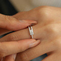 S925 Sterling Silver Hip-Hop Asymmetrical Stacking Ring with Moissanite-0-1