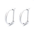 wholesale S925 Sterling Silver Minimalist Style Letter D Ear Clasp Ins Light Luxury Niche Design Versatile Jewelry Earrings-0-4