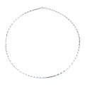wholesale S925 Sterling Silver DIY Geometric Cut Chain Collar Necklace, Korean Style Versatile Choker-0-4