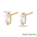 wholesale S925 Sterling Silver 074 Cross-Border Bestseller Small and Exquisite Zircon Earrings for Women, Trendy Ins-Style Earrings-0-16