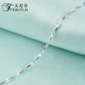 wholesale S925 silver 12 hollow cross chain, minimalist style hip-hop fashion accessory necklace-0-1