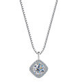 925 Sterling Silver Moissanite Pendant Necklace, Luxurious Clavicle Chain-0-3