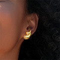 wholesale Metal Brass Water Drop Personality Earringsins-0-3