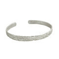 wholesale S925 Silver 187 Korean Version Ins New Stylish Versatile Design Small Wrinkled Bracelet for Women-0-4