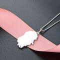 wholesale 925 Sterling Silver Cartoon Anime Cute Little White Dog in Pajamas Crayon Shin-chan Necklace DIY Jewelry Enamel Pendant-0-3