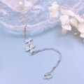 wholesale S925 Sterling Silver Fashion Full Diamond Love Clover Flower of Happiness Blossom Bracelet Niche High-end Jewelry Manufacturer Wholesale-0-3