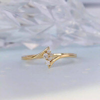 wholesale S925 sterling silver overall starry river design elegant and luxurious ring, fashionable and versatile daily band ring or pinky ring-BZ0692-Gold>US Size 6