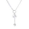 wholesale S925 Sterling Silver Retro Light Luxury Style Pearl Constellation Pattern Heart Tassel Necklace for Women-0-4