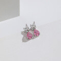 wholesale Metal S925 Sterling Silver Water Drop High Carbon Diamond Earrings Women Small Unique Design Fashion Ice Cut Earrings Cross-border New Product-0-2