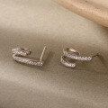 wholesale 925 Silver Cross-border Wholesale Women's Earrings,ins,。-0-4