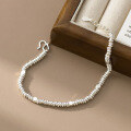 wholesale 990 Sterling Silver Fresh and Sweet Ins Style Niche Design Exquisite Faceted Bead Coiled Bracelet S7970-0-3
