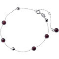 wholesale S925 silver nalan bracelet for women, Korean style small fresh garnet bracelet, red bead jewelry for women S2026-0-4