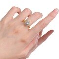 wholesale S925 Silver 1 Carat Ring for Women, Mu Jing Jewelry New Money Style Light Luxury Advanced Minimalist Ins Aesthetic-0-4