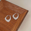wholesale S925 Sterling Silver New Minimalist Geometric Earrings for Women, Korean Stud Earrings-0-3