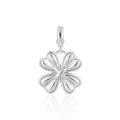 wholesale S925 Sterling Silver 3166 Love Four-Leaf Clover Pendant Women's High-End Feel Small Batch Original Two-Tone Plating Elegant Silver Necklace Pendant-0-0