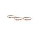 wholesale 925 Sterling Silver Plated with 18K Gold Minimalist Design Exquisite Stackable Engraved Ring Personalized Band-0-4
