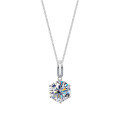 S925 Silver Cross-Border Versatile Moissanite Necklace Pendant-0-3