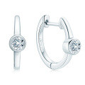 Sterling Silver French Luxury Hollow-Out Drop Pear-Cut Moissanite Earrings-0-6