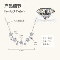 S925 Sterling Silver Butterfly Moissanite Layering Necklace-Style C [Clearance Sale - Free Shipping] Silver  925 Silver