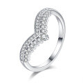 S925 Sterling Silver Hip-Hop Asymmetrical Crown Ring with Moissanite-0-3