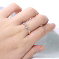 wholesale 9/10/14/18k White Gold Classic Elegant Full Shank Branch Style 1ct Micro Paved Diamond Ring Setting-0-1