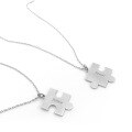 wholesale S925 Sterling Silver Popular European and American Best-Selling Puzzle Engraved Name Necklace for Couples, Valentine's Day Gift-0-4