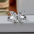 wholesale S925 Silver with Diamond Butterfly Ring for Women, Zhuo Zhifan New Edition,-0-1