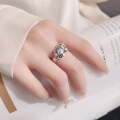 wholesale S925 Silver Retro Vintage Ethnic Style Ruyi Elephant Personalized Trendy Creative Niche Design Open Ring-0-0