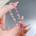 wholesale S925 Silver Amethyst and Citrine CP Sense Perfect Match Bracelet, Romantic and Lucky Gift for Girlfriend, High-End Edition by Zhuozhifan-0-2