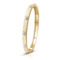 wholesale 925 Silver Gold-Plated Bracelet High Carbon Diamond Cloth Home Gold Brushed Diamond Inlay Exquisite Niche Versatile Jewelry Women's Bracelet-0-0