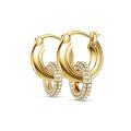 Silver Gold Fashion Hypoallergenic Earrings Moissanite Light Luxury-0-3