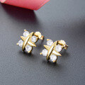 wholesale S925 Sterling Silver Star Stud Earrings for Women, Korean Style Diamond-Inlaid Fashionable Elegant Minimalist Ins Style Cross-Border Supply Chain with Drop Shipping-0-2