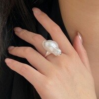 wholesale S925 Sterling Silver Irregular Ring Women Small Forest Style Fashion Personality Ring Korean Korean Version Trendy-Sterling silver
