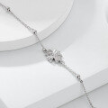 wholesale 925 Sterling Silver Minimalist Niche Beaded Clover Bracelet for Women Couple Jewelry Wholesale from Manufacturer-0-3