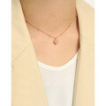 wholesale S925 Sterling Silver Korean Version Ins Small Heart Bead Chain Women's Collarbone Necklace-0-3