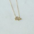 wholesale S925 sterling silver full-body sea turtle pendant ocean heart turtle necklace women cross-border pendant collarbone chain-0-3