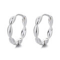 wholesale S925 Sterling Silver Rice Grain Olive Bead Ear Clasp, Minimalist Ins Elegant Exquisite Light Luxury Earrings for Women-0-4