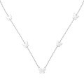 wholesale 925 Silver Minimalist Small Butterfly Necklace for Women, European and American Cross-Border Personality High-End Collarbone Chain-0-4