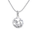 wholesale S925 Sterling Silver Fierce and Fearless Little Tiger Pendant, a Trendy and Personalized DIY Accessory for Free Mix-and-Match-0-4