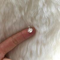 wholesale S925 Sterling Silver Elegant French Floral Freshwater Pearl Earrings Simple Commute Fashion Screw-on Ear Piercing Maintenance-Straight needle type 925 silver