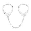 wholesale S925 Sterling Silver Handcuff Chain Hoop Earrings, Fashionable Minimalist Exquisite Personality Trendy INS Style Ear Accessories-0-6
