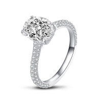 S925 Silver Pigeon Egg Topaz Ring, Sky Blue, Clearance Sale with Free Shipping.-Style R [Clearance Sale with Free Shipping]  US Size 7