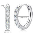 S925 Sterling Silver Minimalist Dual-Wear Ear Studs, Ins Style-0-36