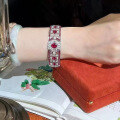 wholesale Sterling Silver 7*9 Ruby Bracelet by Zhuozhifan Jewelry New Luxury Setting Vintage Elegant High-End Bracelet-0-3