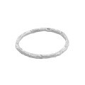 wholesale S925 Sterling Silver JF734 Korean Minimalist Irregular Hammered Texture Band Ring for Women, Unique Exaggerated Design-0-4
