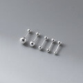 wholesale 999 Silver Fresh, Sweet, Ins-Style, Niche-Designed Light Pearl Threaded Earrings M06350-0-0