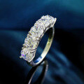 wholesale S925 silver jewelry new women's classic 50mm white diamond ring, women'sins ring band-0-2