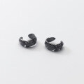 wholesale S925 Silver Korean Retro Hong Kong Style Feather Ear Climber Ear Cuff Unisex Ear Accessories M01321-0-4