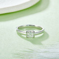 wholesale S925 Sterling Silver with 05ct Square Moissanite Ring for Women Cross-Border Europe and America Live Streaming Wholesale-0-2